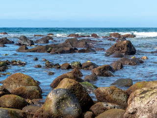 Playa rocosa en la Caleta Interián, Garachico, Santa Cruz de Tenerife