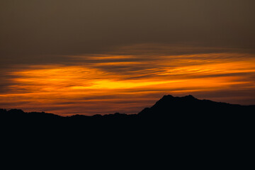 Beautiful foggy sunrise sunset scenes in winter. Beauty of villages in Bangladesh, A winter morning