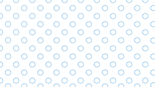 White Background With Light Blue Circles