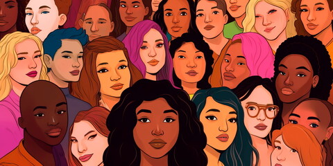 person of color celebrating both their racial and LGBTQ identities and how they intersect. Generative AI