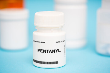 Fentanyl medication In plastic vial