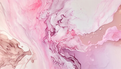 Pastel ink morphing abstract fluid art background