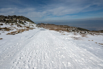 Winter landscape of Vitosha Mountain, Bulgaria