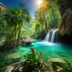 Fototapeta premium Tropical Paradise