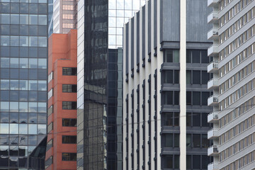 Fototapeta na wymiar tall building in downtown Calgary