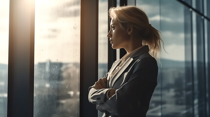 Fototapeta premium Business Woman in the office