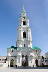 Obraz premium Prechistensky gate with the gate bell tower in the Astrakhan Kremlin. Astrakhan, Russia