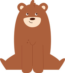 Sitting Bear Animal