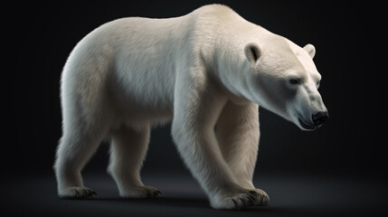 Obraz na płótnie Canvas Polar bear concept Generative AI