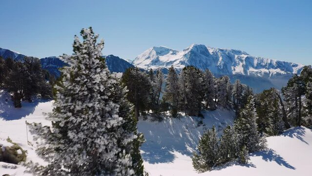 Chamrousse - Winter Landscape 02 - 4K - Color Graded