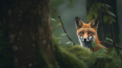 Red fox vulpes - Generative AI