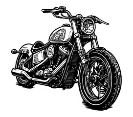 illustration of a motorcycle