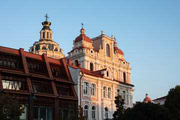 Fototapeta na wymiar The Jesuit Church of St. Casimir in Vilnius