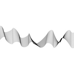Abstract grey wave lines background. Digital frequency track equalizer. Abstract frequency sound wave lines and twisted curve lines background. Abstract background with business lines background.