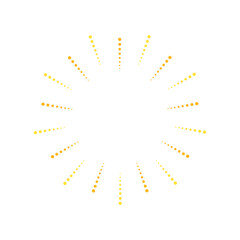 Retro Dots, Star Burst, Sun Burst, Art Deco Stars, Art Deco Ornament, Ornamental Stars, Star Burst Vector,  Isolated Vector Icon Illustration Background