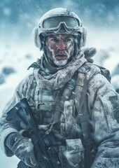 Naklejka premium Arctic Warrior V3