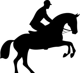 cowboy man riding a horse at a rodeo horse riding created with Generative AI technology