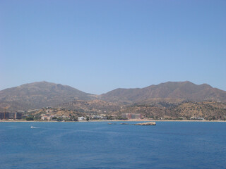 Fototapeta premium Karpathos, Greece, Monday 2 July 2019 Exploring amazing Greek island summer holidays trip background wallpaper fine prints products