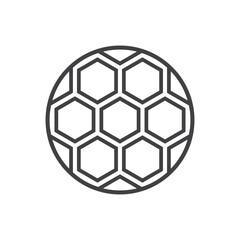 Fototapeta premium Football Icon Sign Symbol Vector