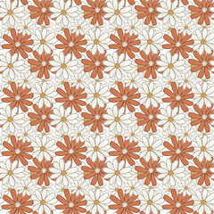 Seamless Pattern Digital Paper Texture Vector