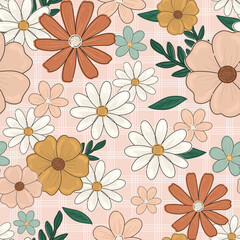 Seamless Pattern Digital Paper Texture Vector