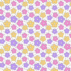 Seamless Pattern Digital Paper Texture Vector