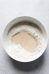 Hydrated instant dry yeast, instant dry yeast dissolved in warm milk