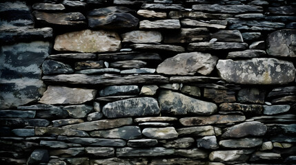 ancient stone wall texture ,ancient stone fence texture ,generative ai
