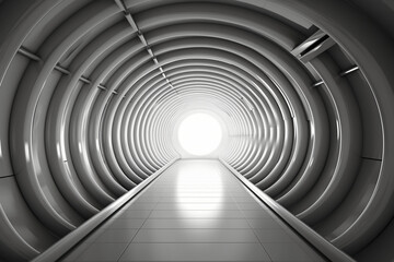 Obraz premium abstract silver metal mural wallpaper. AI generative