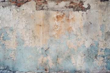 Obraz premium old vintage wall background. Generative AI