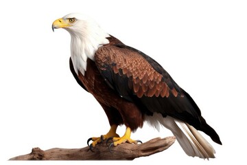bald eagle isolated on white