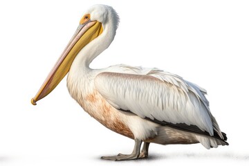 Fototapeta na wymiar pelican on white background