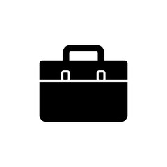 Briefcase icon vector. Portfolio vector icon. suitcase icon