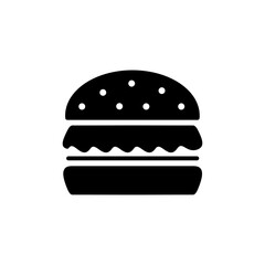 Burger icon vector. hamburger logo icon. fast food icon