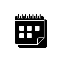 calendar icon vector. Calender symbol