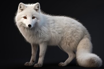 Obraz premium region fox isolated on white