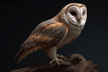 great horned owl in flight