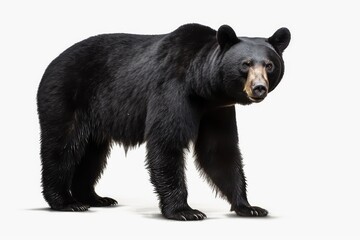Fototapeta premium brown bear isolated on white
