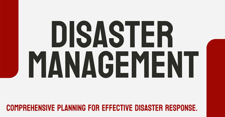 Disaster Management: Planning and response to natural disasters.