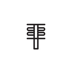 Bathroom Comb Hair Outline Icon