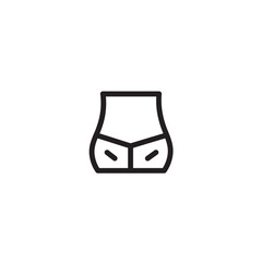 Hair Leg Shaving Outline Icon