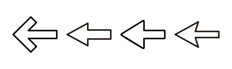 Arrow icon vector illustration. Arrow sign and symbol for web design.