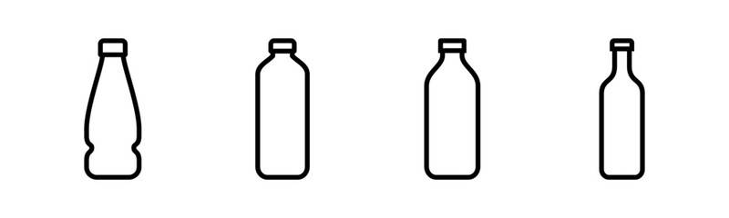 Bottle icon vector illustration. bottle sign and symbol