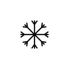 snowflakes icon sign symbeol vector illustration