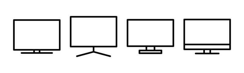 Tv icon vector illustration. television sign and symbol