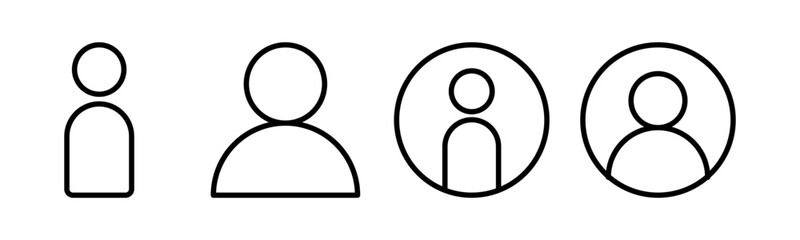 User Icon vector illustration. person sign and symbol. people icon.