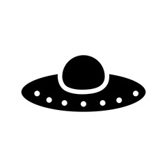 ufo icon, vector illustration. ufo icon illustration isolated on white background..eps