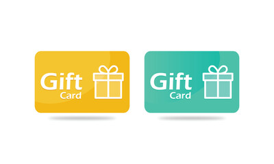 Gift reward bonus card , incentive gift, collect bonus card vector