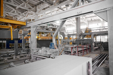 Factory for production of gas silica blocks and equipment