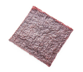 Nori sheet isolated on white background